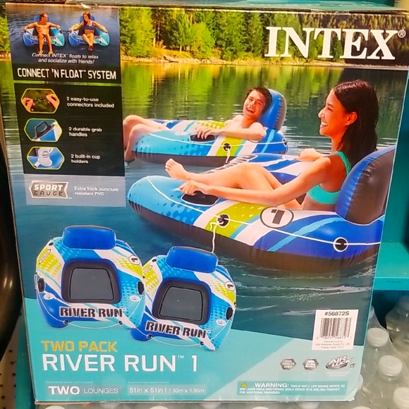 Intex River Run Inflatable Tube Two Pack - Picture 1 of 5